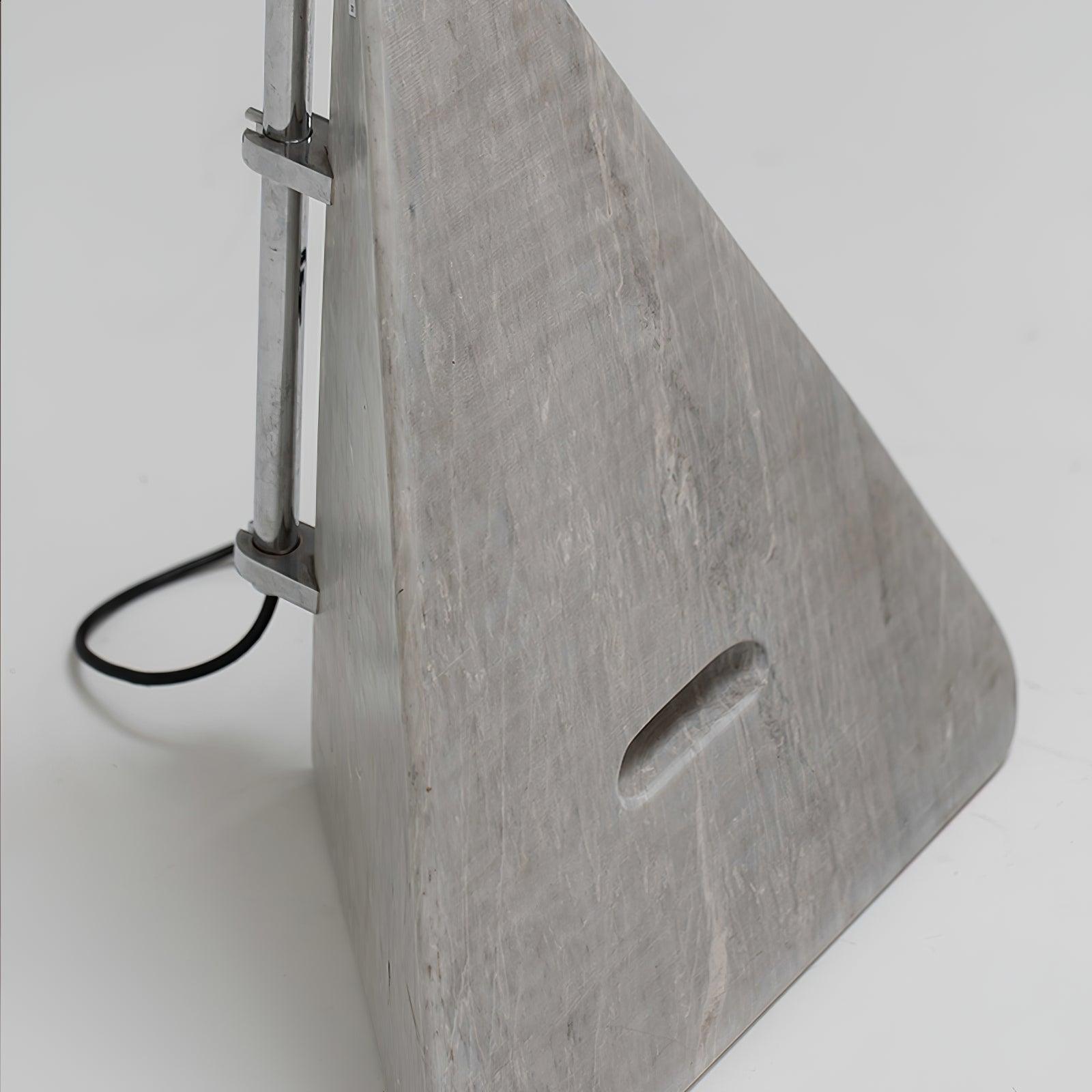 Lampadaire moderne Seff en Marbre Blanc et gris