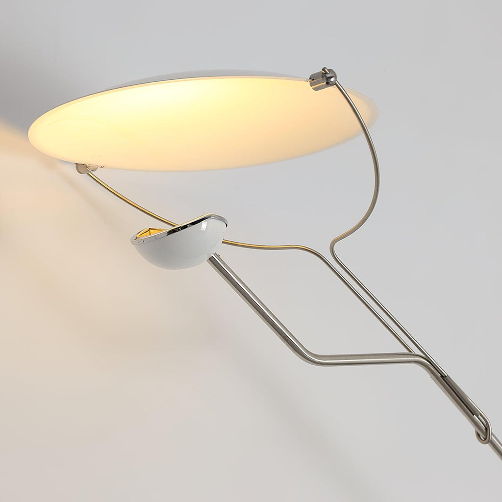 Lampadaire moderne Seff en Marbre Blanc et gris