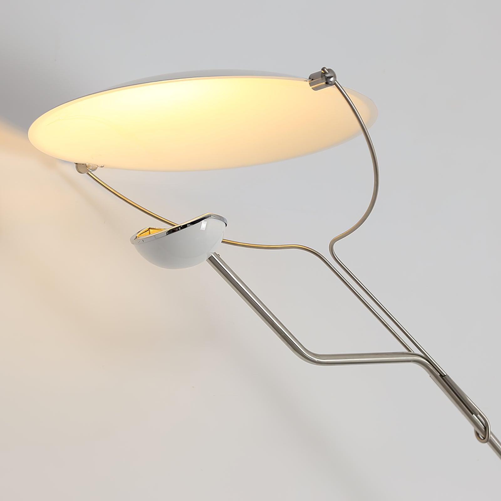 Lampadaire moderne Seff en Marbre Blanc et gris