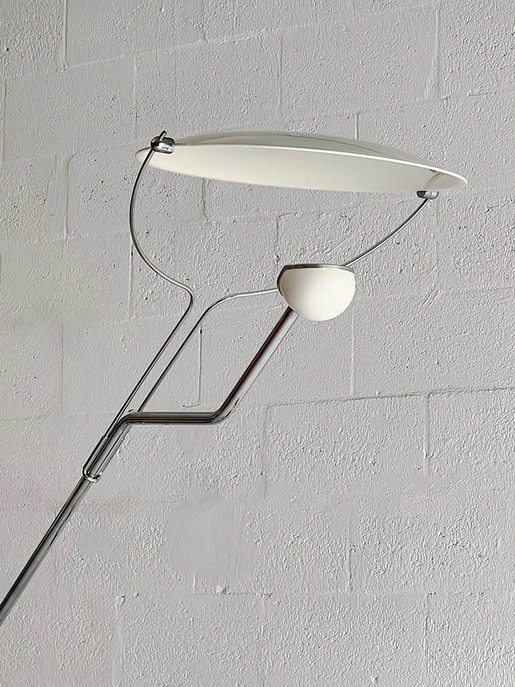 Lampadaire moderne Seff en Marbre Blanc et gris