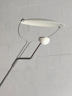 Lampadaire moderne Seff en Marbre Blanc et gris