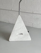 Lampadaire moderne Seff en Marbre Blanc et gris