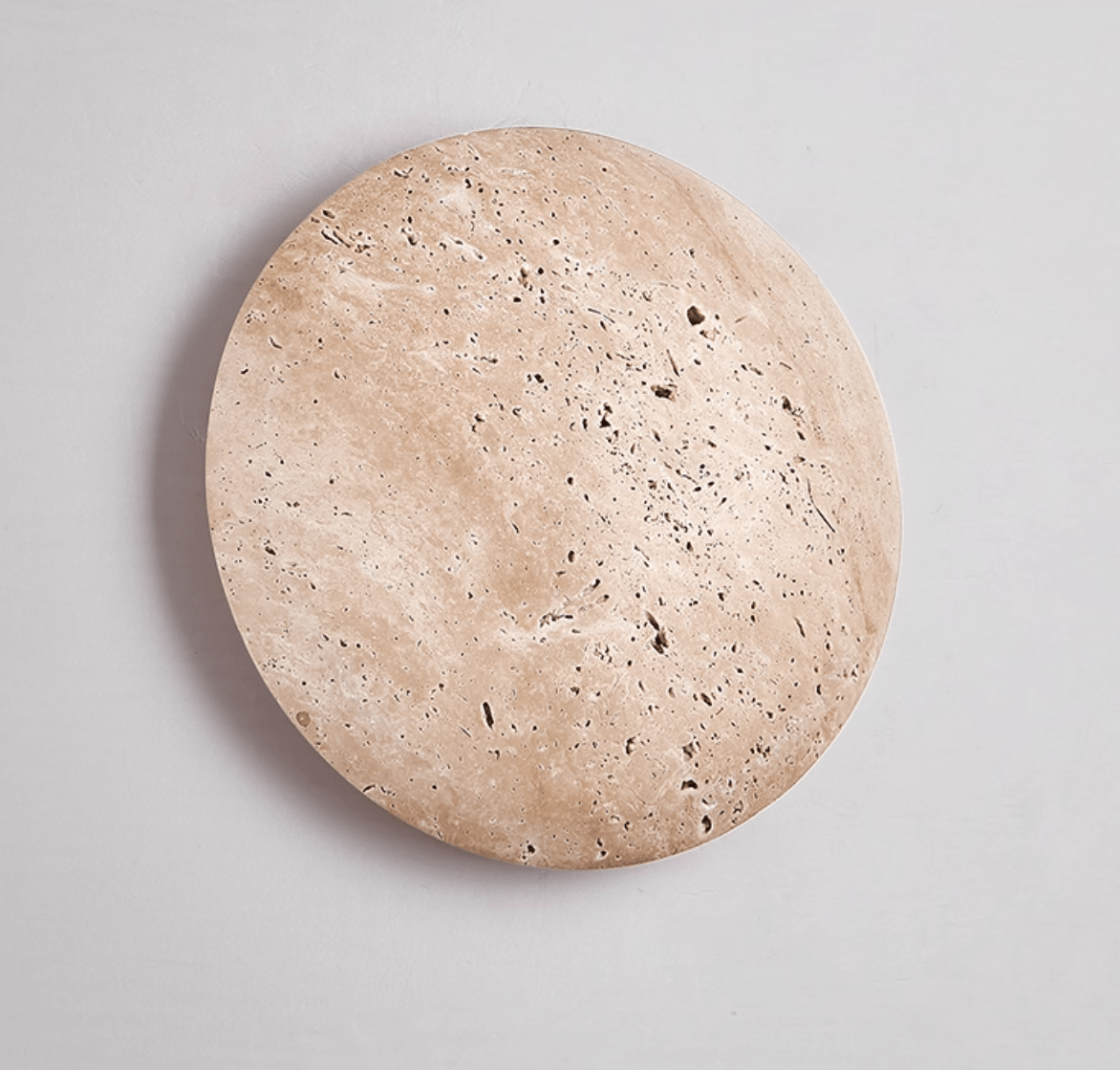 Applique murale moderne Penn en Travertin jaune