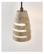 Suspension moderne Balen en Travertin jaune