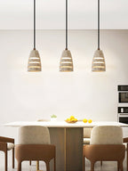 Suspension moderne Balen en Travertin jaune