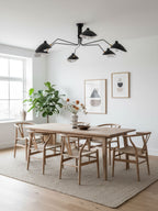 Plafonnier moderne Ems en Métal, Aluminium, Laiton Noir