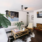 Plafonnier moderne Ems en Métal, Aluminium, Laiton Noir