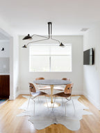 Plafonnier moderne Ems en Métal, Aluminium, Laiton Noir