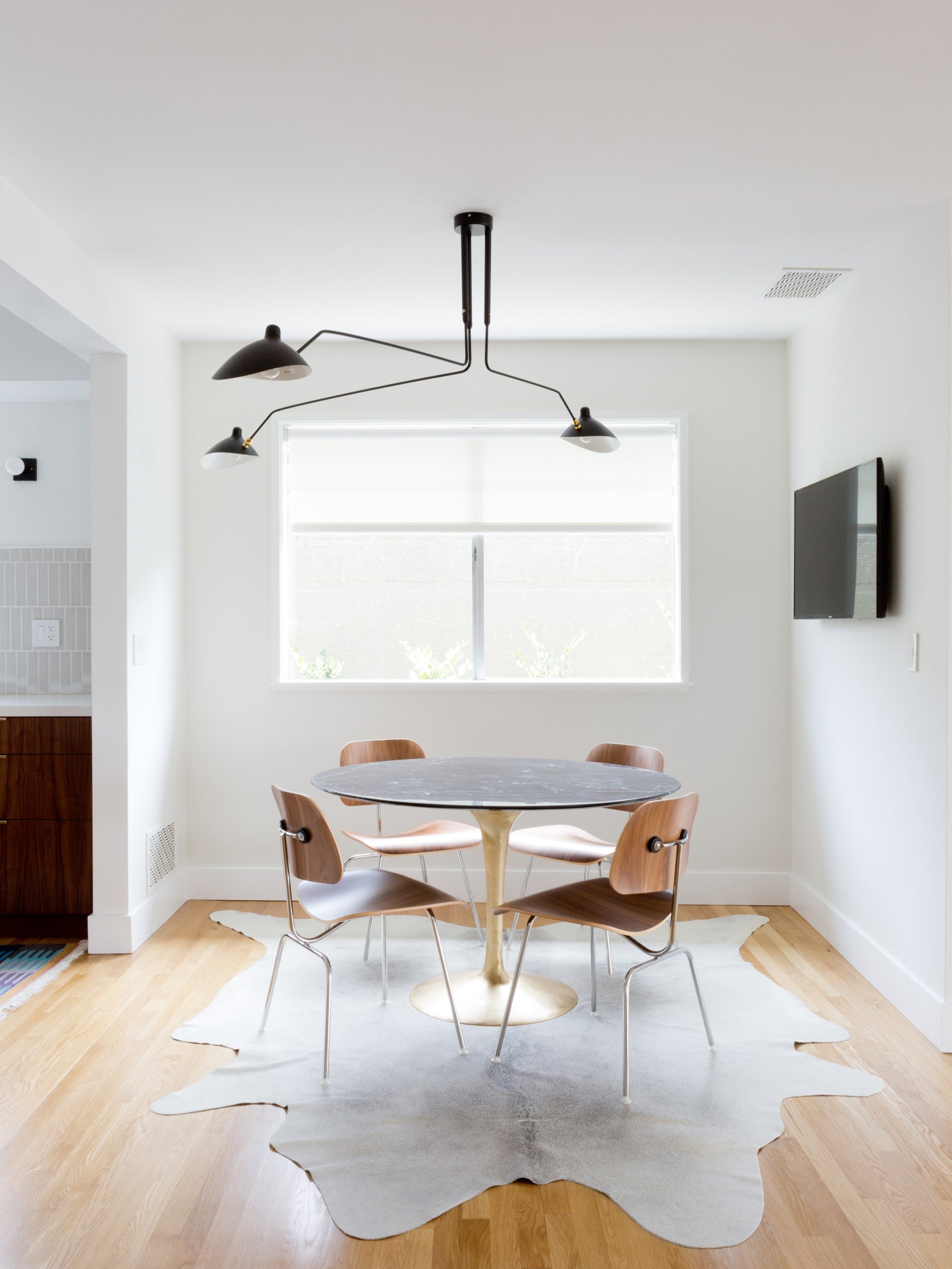 Plafonnier moderne Ems en Métal, Aluminium, Laiton Noir