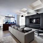 Plafonnier moderne Ems en Métal, Aluminium, Laiton Noir