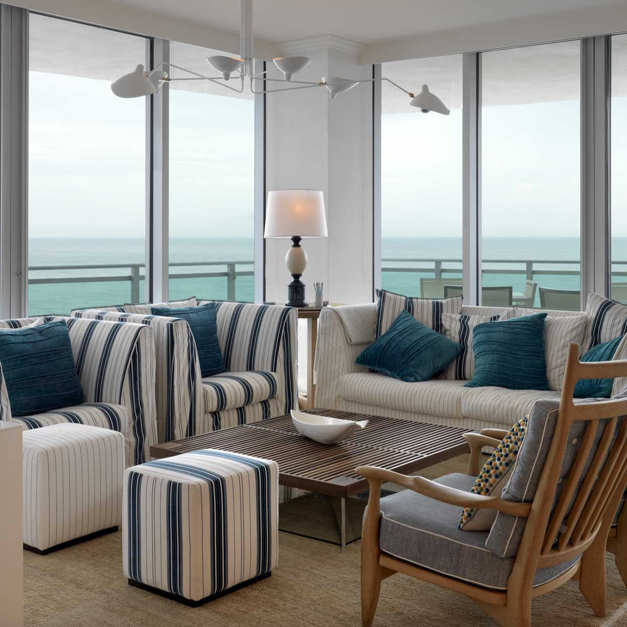 Plafonnier moderne Ems en Métal, Aluminium, Laiton Noir