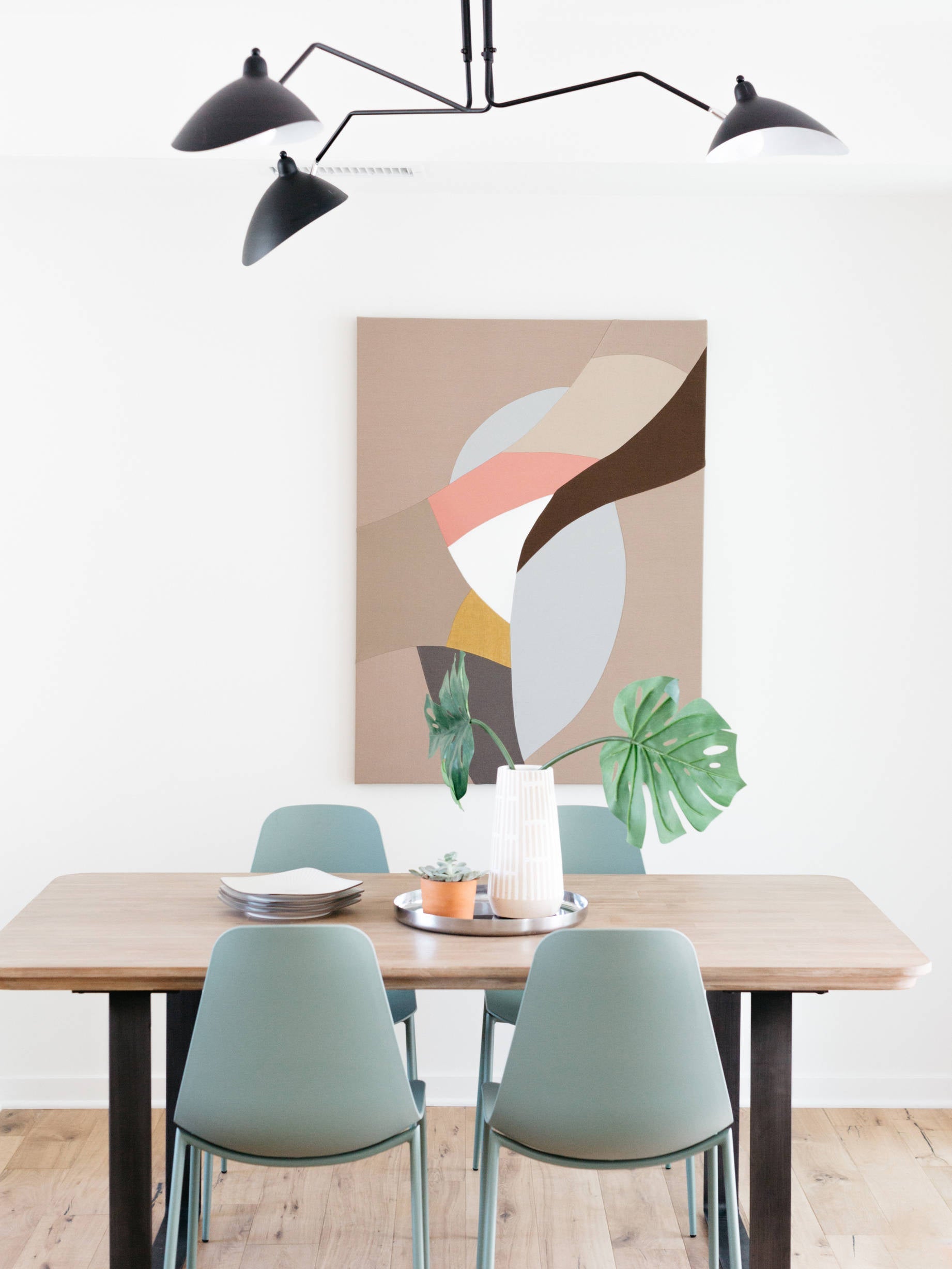 Plafonnier moderne Ems en Métal, Aluminium, Laiton Blanc