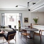 Plafonnier moderne Ems en Métal, Aluminium, Laiton Noir