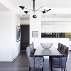 Plafonnier moderne Ems en Métal, Aluminium, Laiton Noir