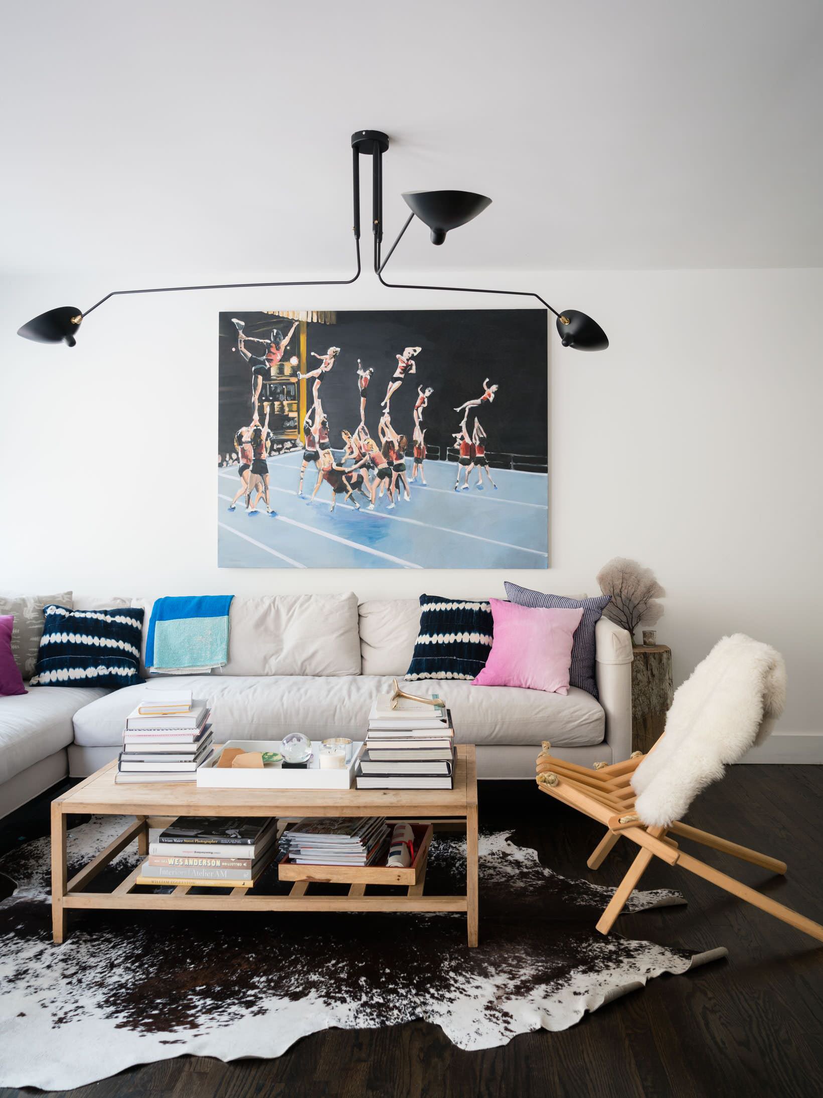 Plafonnier moderne Ems en Métal, Aluminium, Laiton Noir