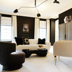 Plafonnier moderne Ems en Métal, Aluminium, Laiton Noir