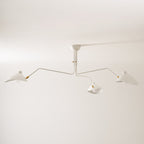 Plafonnier moderne Ems en Métal, Aluminium, Laiton Noir