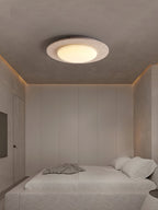 Plafonnier moderne Orion en Travertin jaune et blanc