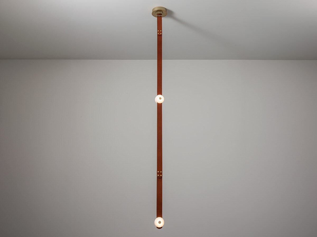 Suspension moderne Kori en Albâtre marron