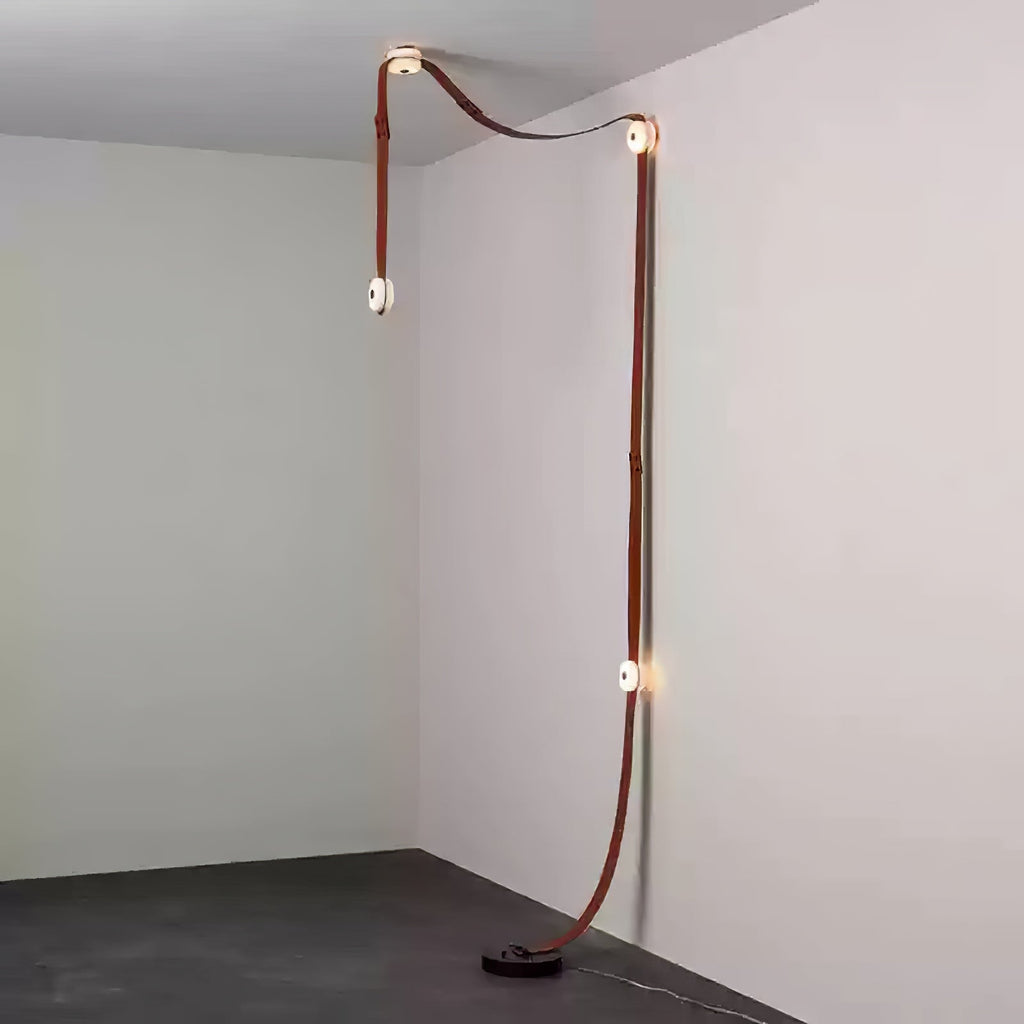 Suspension moderne Kori en Albâtre marron