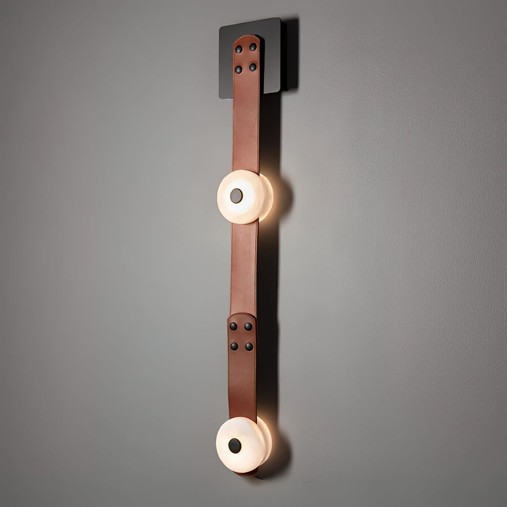 Suspension moderne Kori en Albâtre marron