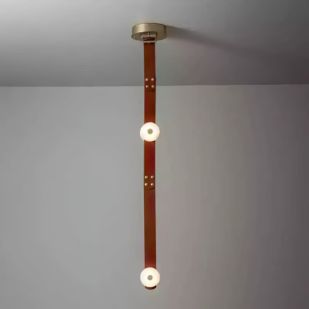 Suspension moderne Kori en Albâtre marron