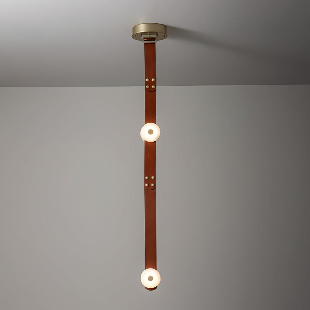 Suspension moderne Kori en Albâtre marron