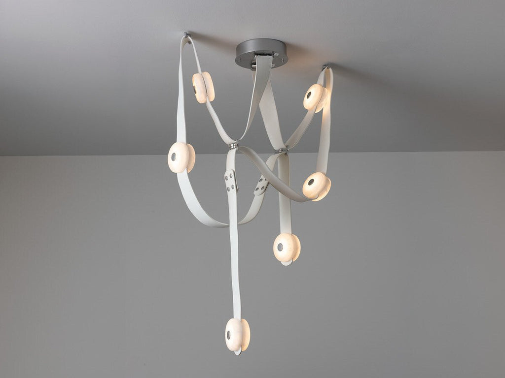 Suspension moderne Kori en Albâtre marron