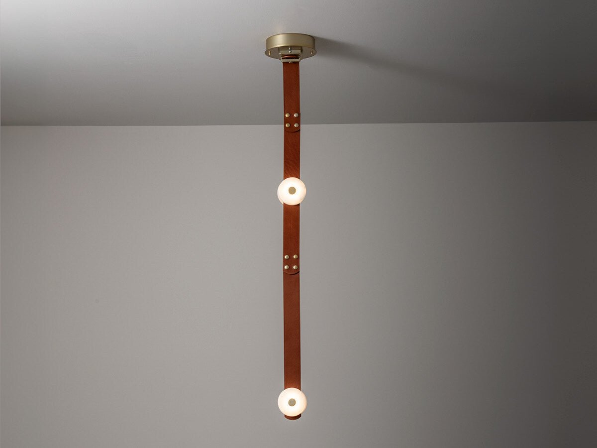 Suspension moderne Kori en Albâtre marron