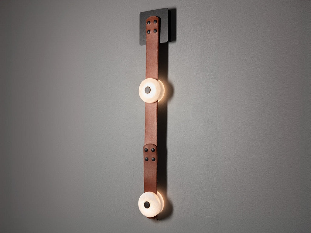 Suspension moderne Kori en Albâtre marron