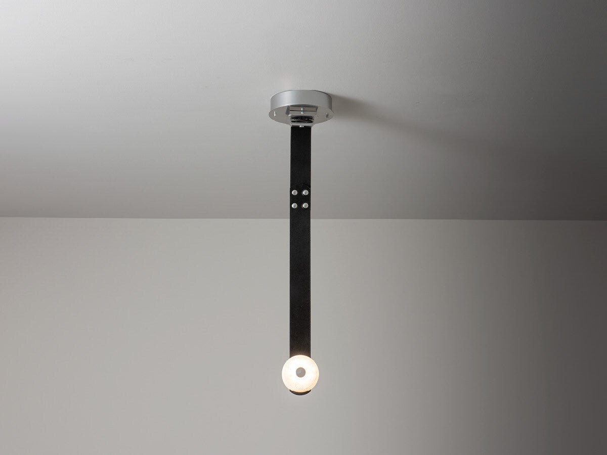 Suspension moderne Kori en Albâtre marron