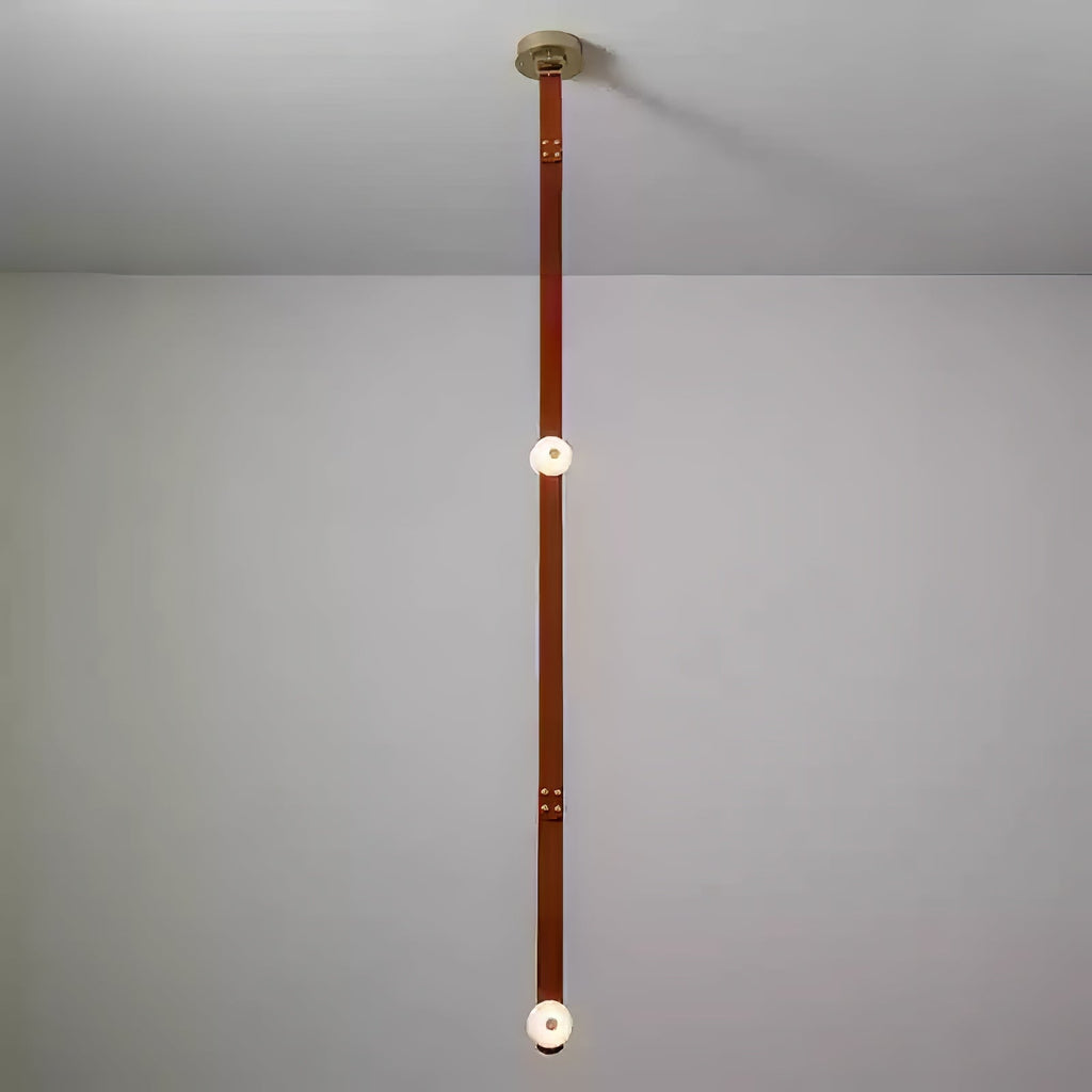 Suspension moderne Kori en Albâtre marron