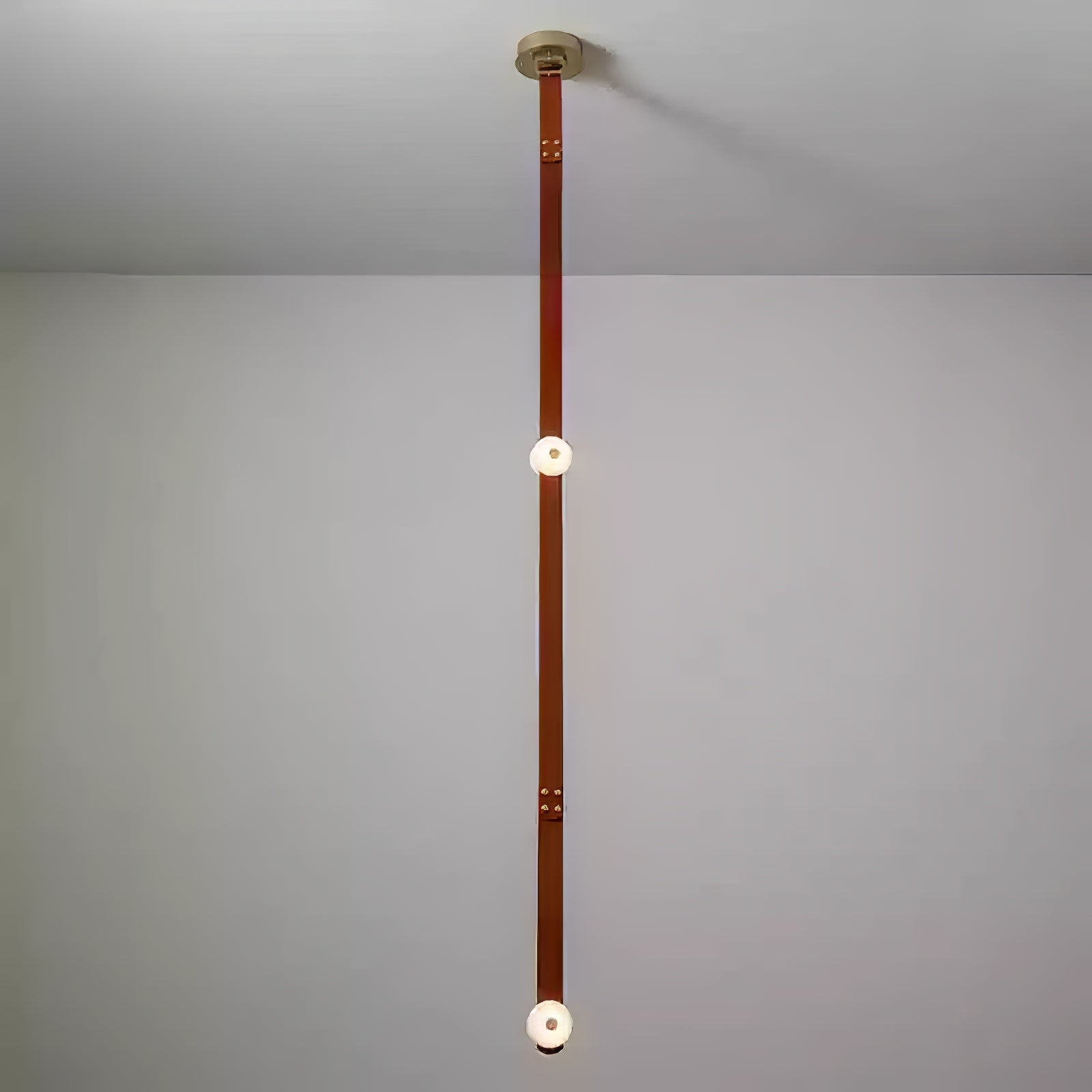 Suspension moderne Kori en Albâtre marron