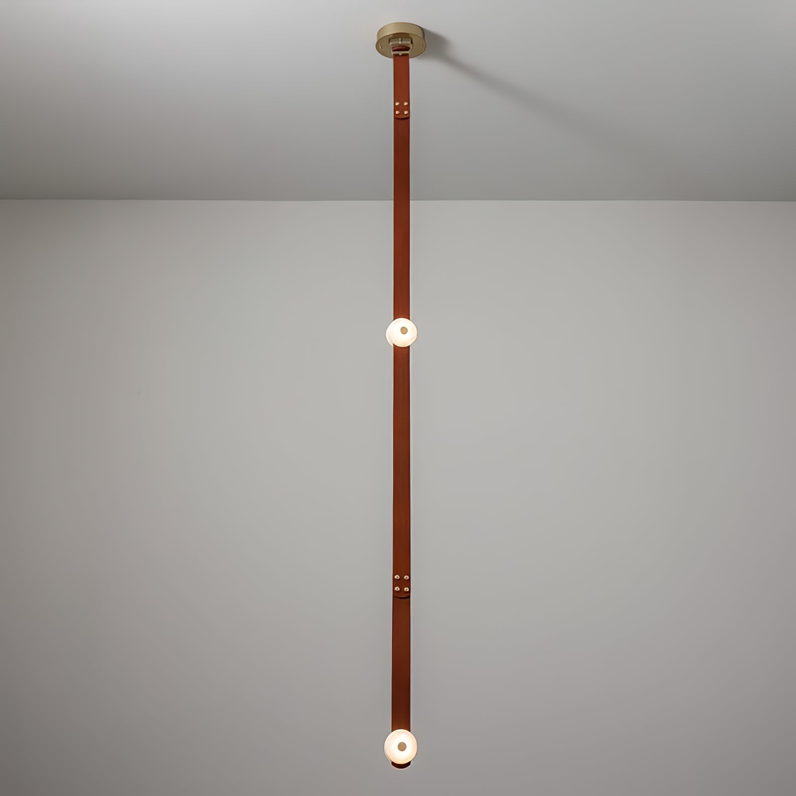 Suspension moderne Kori en Albâtre marron