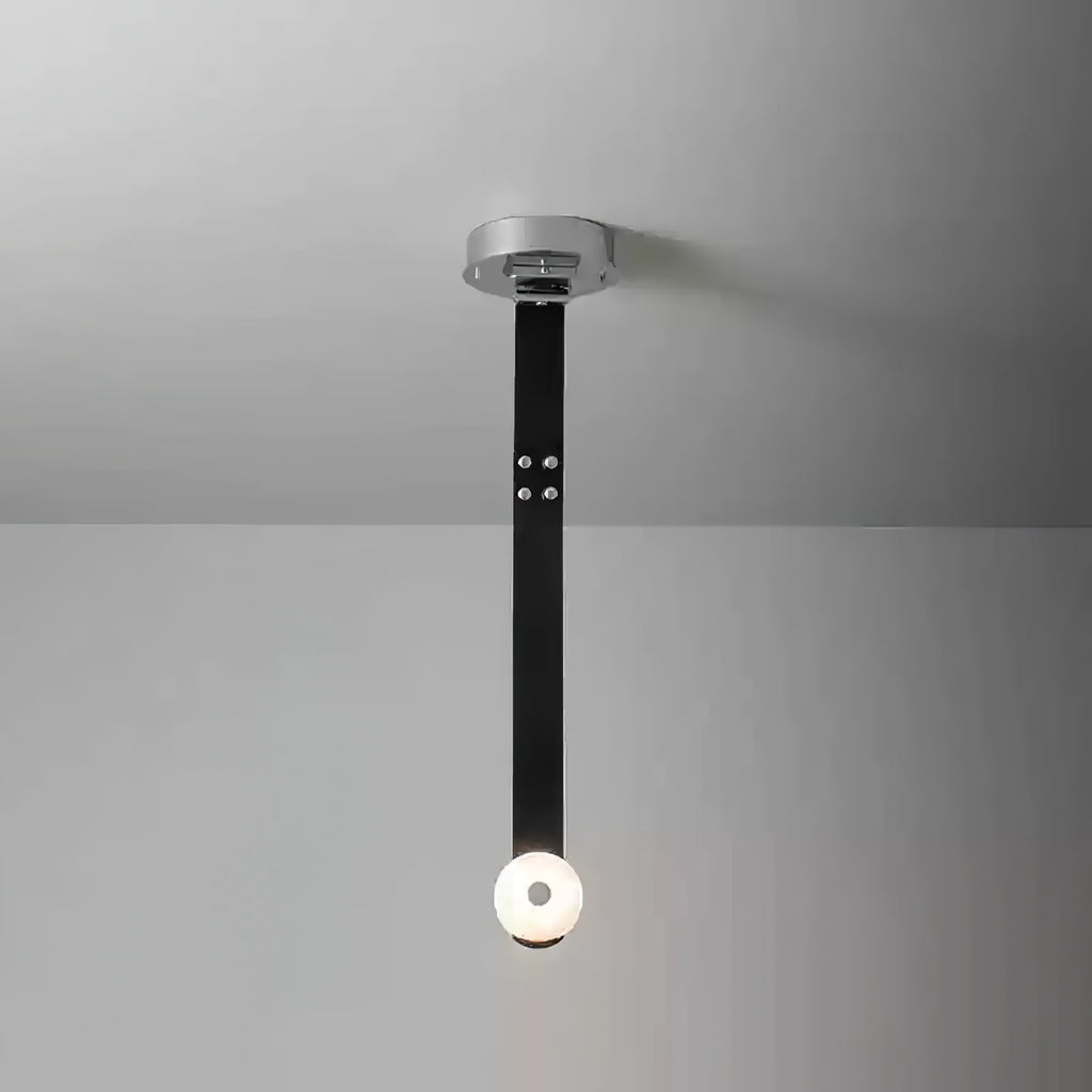 Suspension moderne Kori en Albâtre marron