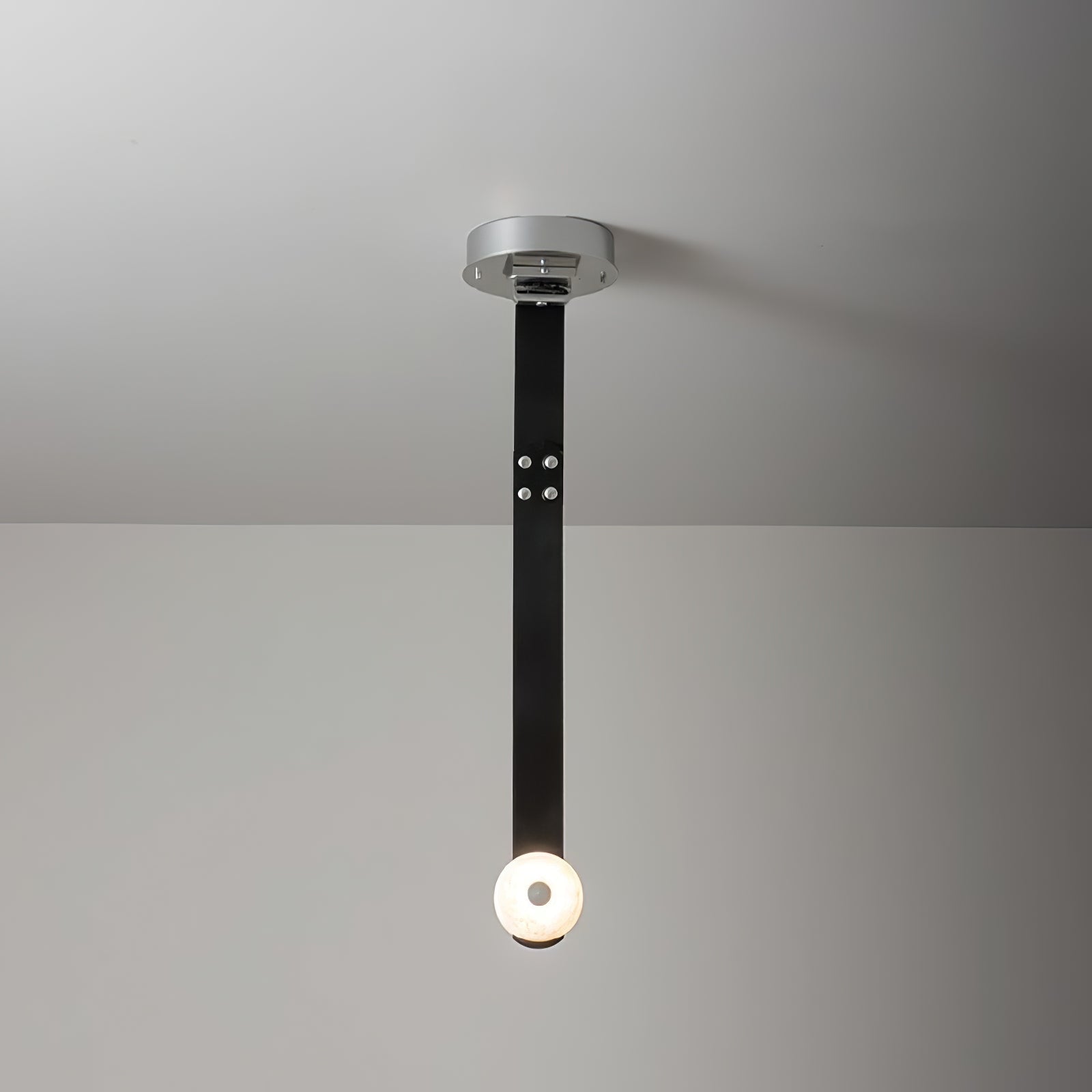 Suspension moderne Kori en Albâtre marron