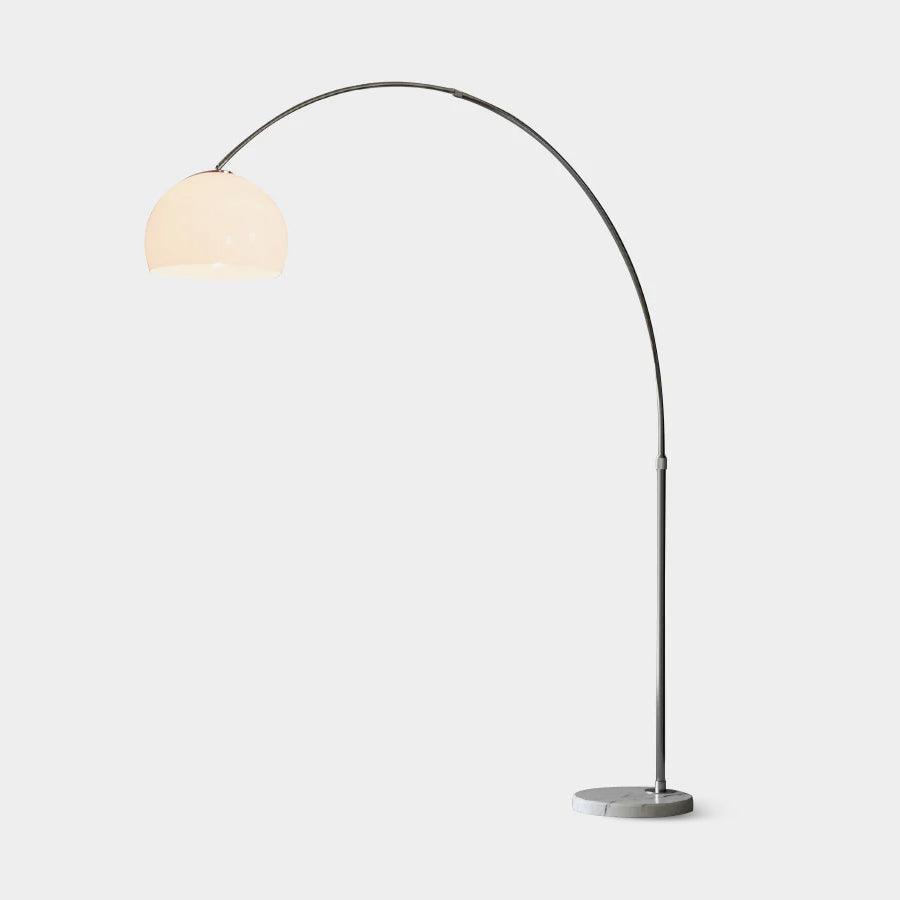 Lampadaire industriel Karle en Marbre chrome