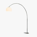 Lampadaire industriel Karle en Marbre chrome
