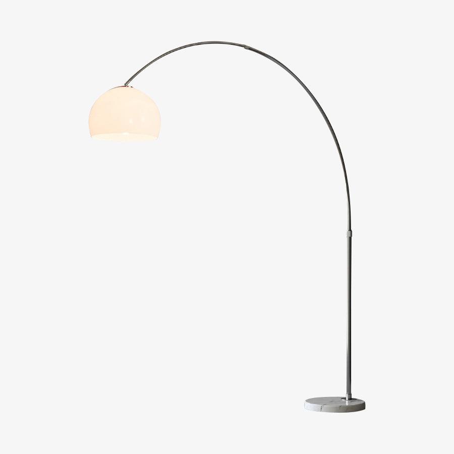 Lampadaire industriel Karle en Marbre chrome