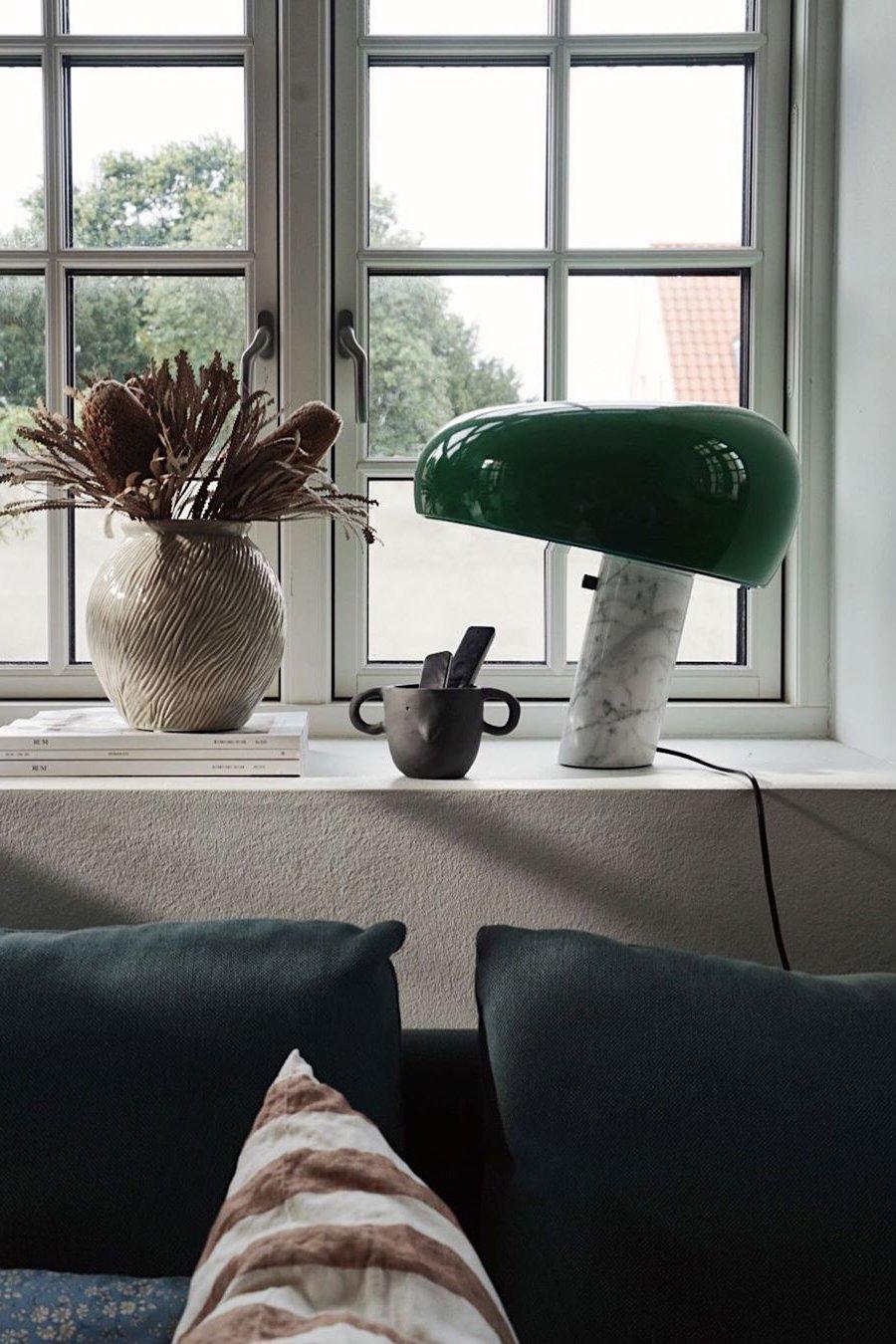 Lampe à poser moderne Kasper en Marbre Noir