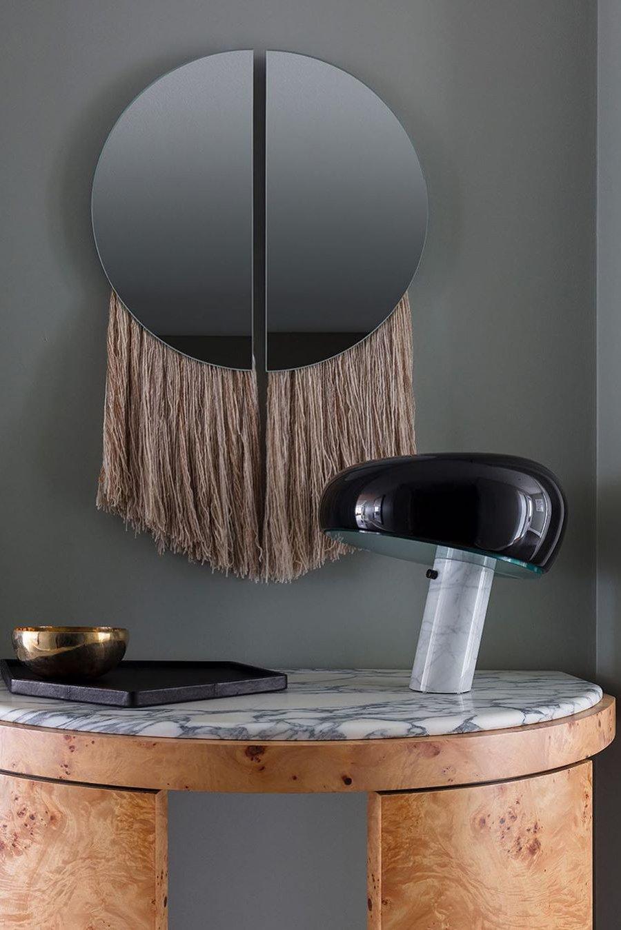 Lampe à poser moderne Kasper en Marbre Noir