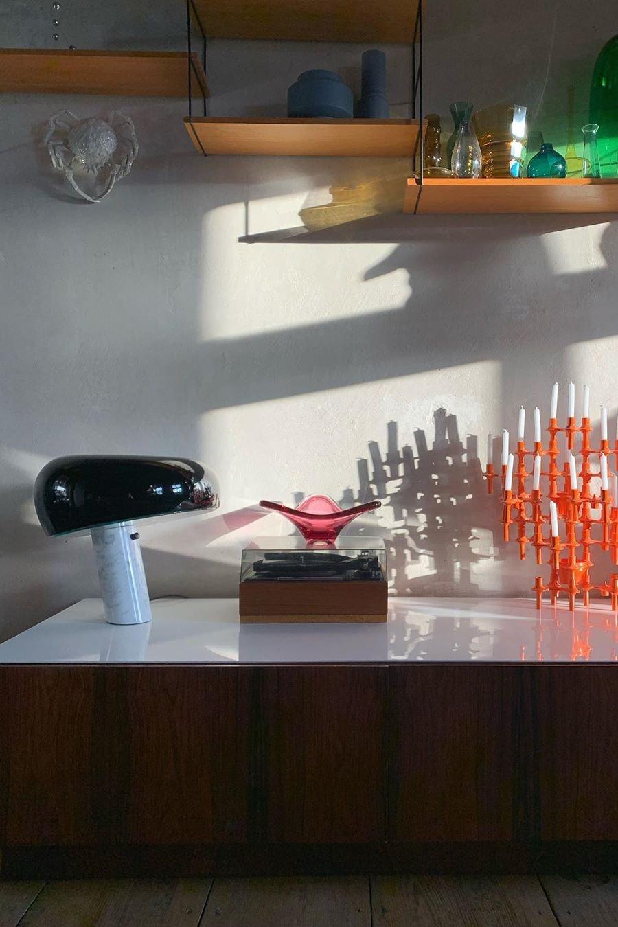 Lampe à poser moderne Kasper en Marbre Noir