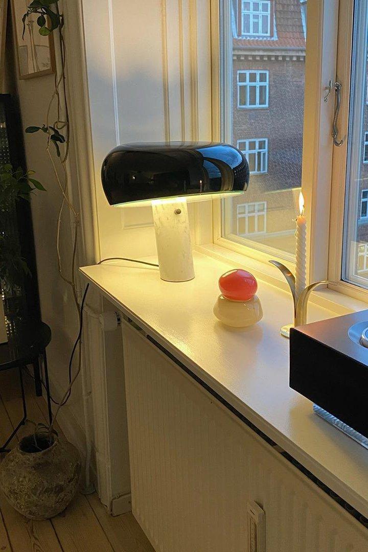 Lampe à poser moderne Kasper en Marbre Noir