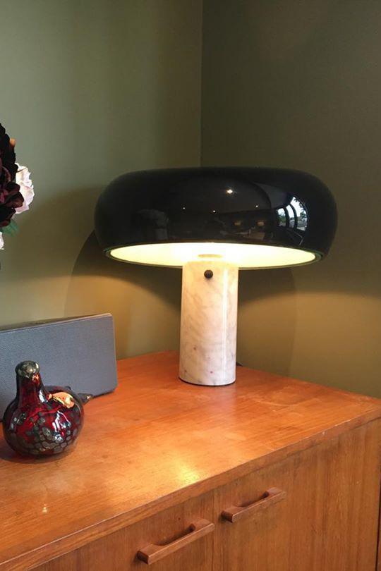 Lampe à poser moderne Kasper en Marbre Noir