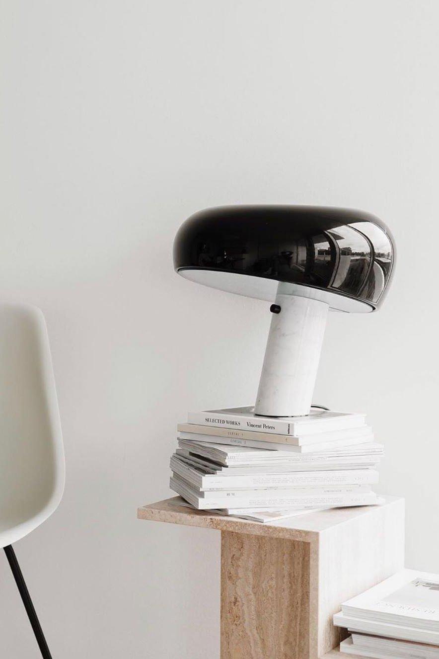 Lampe à poser moderne Kasper en Marbre Noir