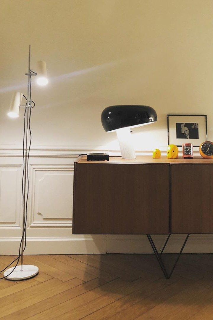 Lampe à poser moderne Kasper en Marbre Noir
