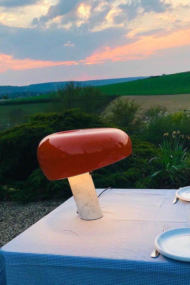 Lampe à poser moderne Kasper en Marbre Vert