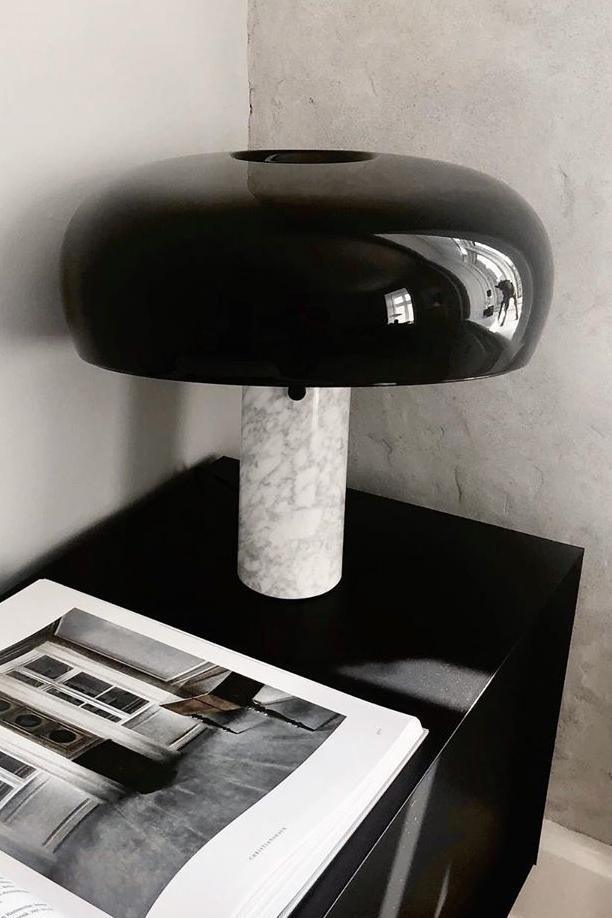 Lampe à poser moderne Kasper en Marbre Noir