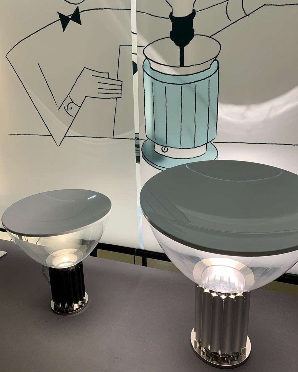 Lampe à poser moderne Kasper en Marbre Noir