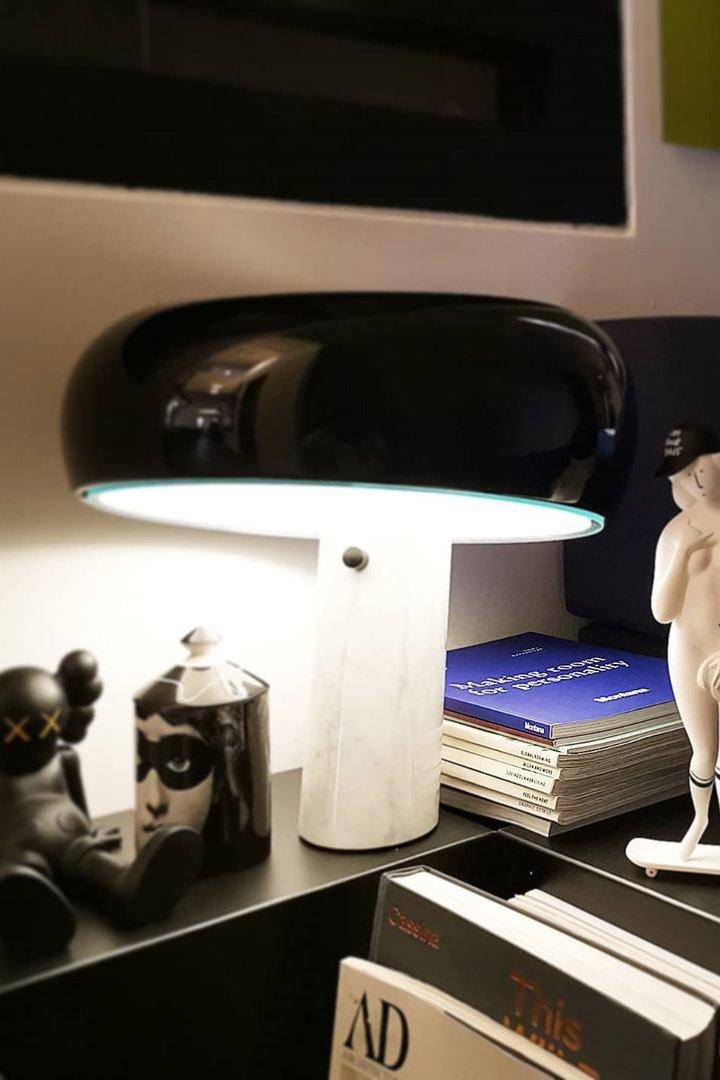 Lampe à poser moderne Kasper en Marbre Vert